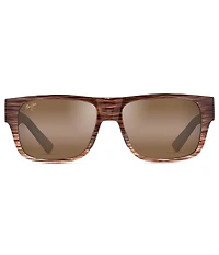 Maui Jim Unisex Keahi PolarizedPlus2® 56mm Square Sunglasses