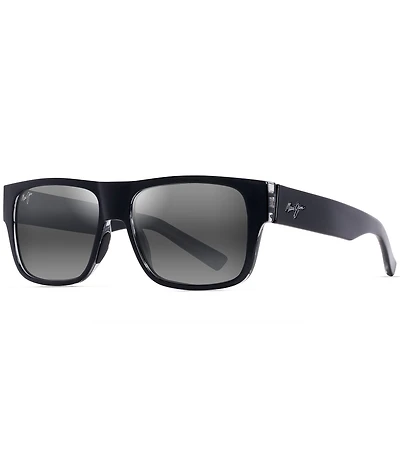 Maui Jim Unisex Keahi PolarizedPlus2® 56mm Square Sunglasses