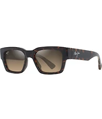 Maui Jim Unisex Kenui PolarizedPlus2®53mm Havana Square Sunglasses