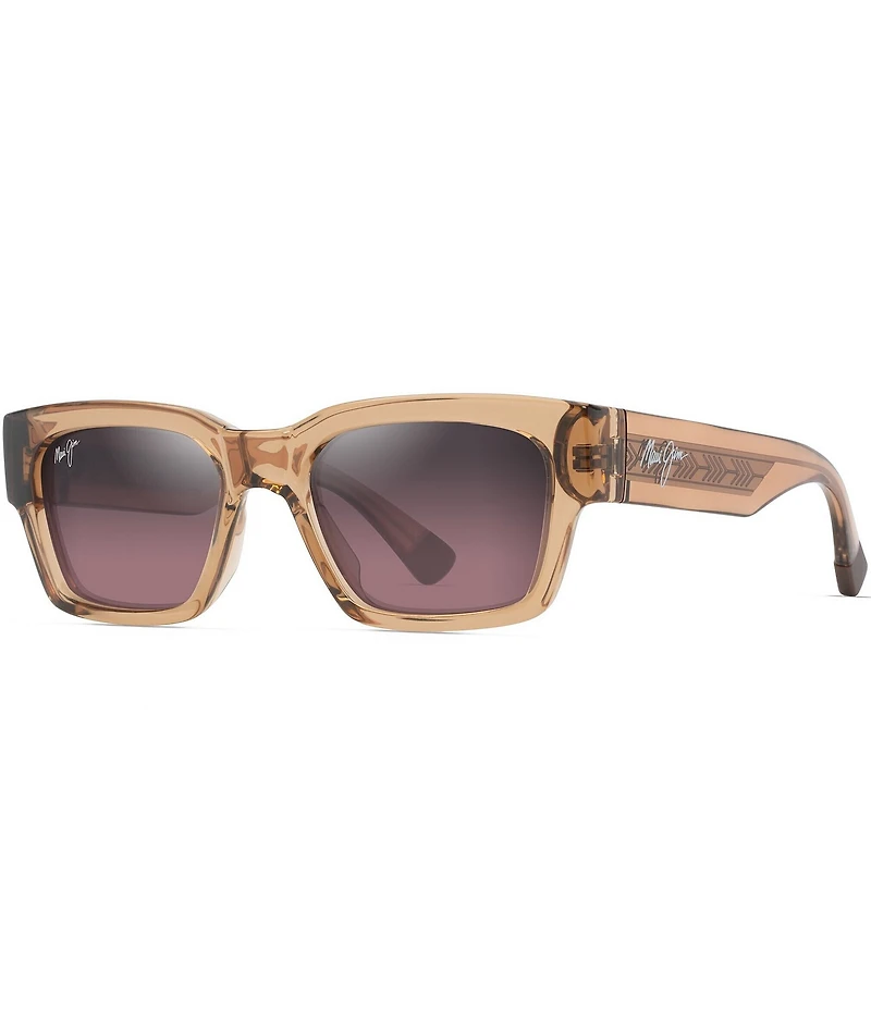 Maui Jim Unisex Kenui PolarizedPlus2®53mm Square Sunglasses