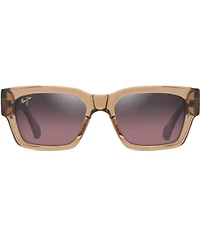 Maui Jim Unisex Kenui PolarizedPlus2®53mm Square Sunglasses