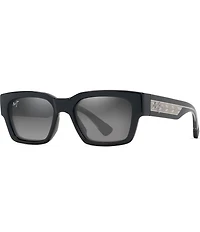 Maui Jim Unisex Kenui PolarizedPlus2®53mm Square Sunglasses