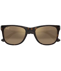 Maui Jim Unisex Kikonia XL Polarized Plus 2 56mm Wayfarer Sunglasses