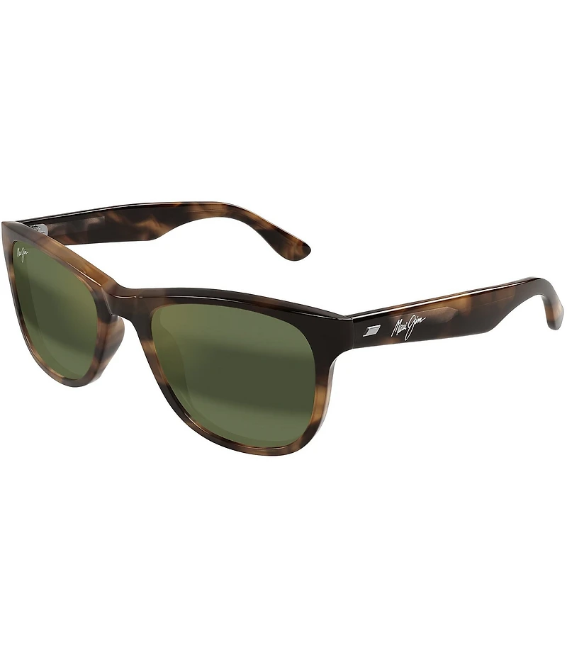 Maui Jim Unisex Kikonia XL Polarized Plus 2 56mm Wayfarer Sunglasses