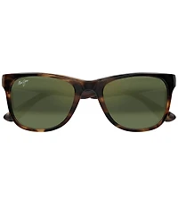 Maui Jim Unisex Kikonia XL Polarized Plus 2 56mm Wayfarer Sunglasses