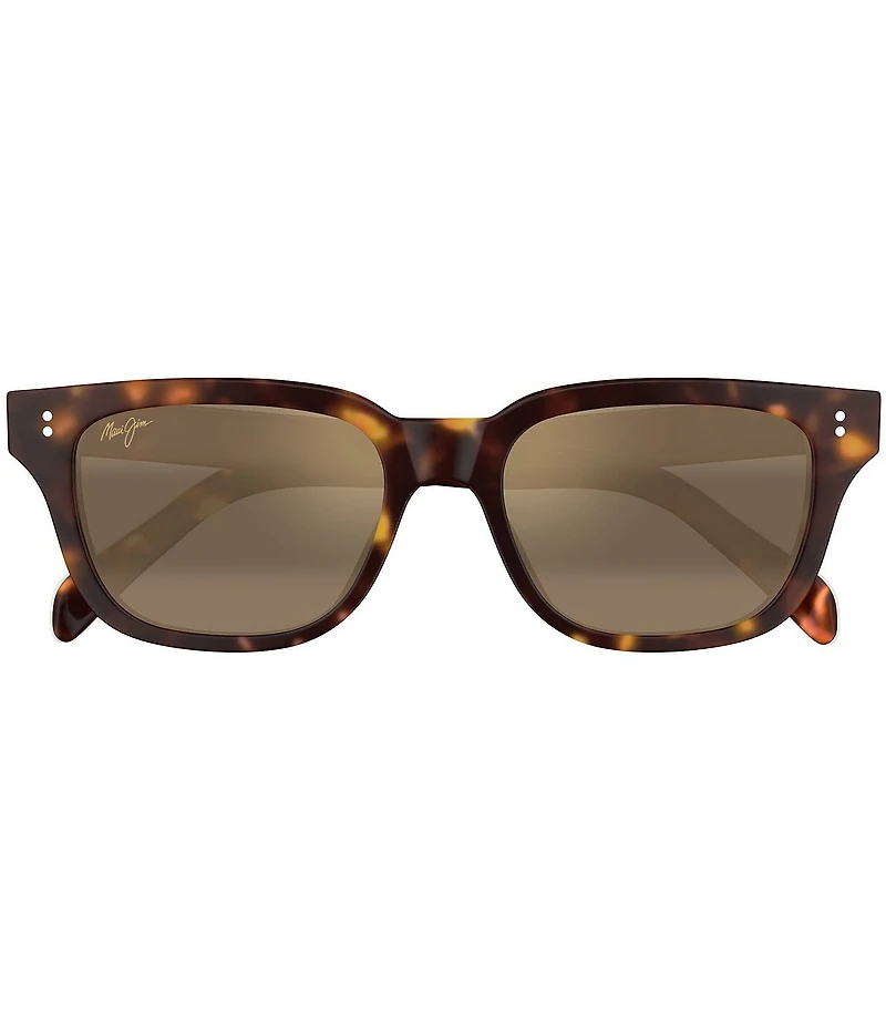 Maui Jim Unisex Likeke PolarizedPlus2® Square Havana 54mm Sunglasses
