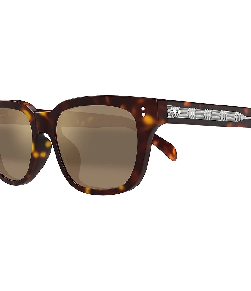 Maui Jim Unisex Likeke PolarizedPlus2® Square Havana 54mm Sunglasses