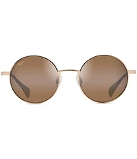 Maui Jim Unisex Mokupuni PolarizedPlus2® 52mm Round Sunglasses