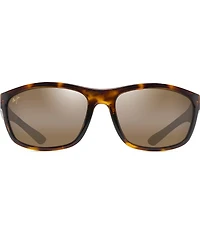 Maui Jim Unisex Nuu Landing PolarizedPlus2® 62mm Wrap Sunglasses