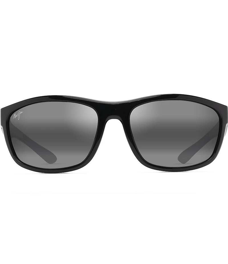 Maui Jim Unisex Nuu Landing PolarizedPlus2® 62mm Wrap Sunglasses