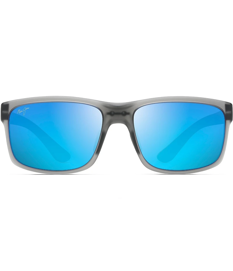 Maui Jim Unisex Pokowai Arch PolarizedPlus2® Matte Rectangular 58mm Sunglasses