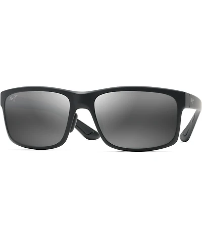 Maui Jim Unisex Pokowai Arch PolarizedPlus2® Matte Rectangular 58mm Sunglasses