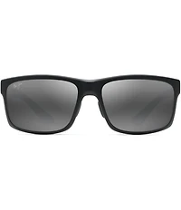 Maui Jim Unisex Pokowai Arch PolarizedPlus2® Matte Rectangular 58mm Sunglasses