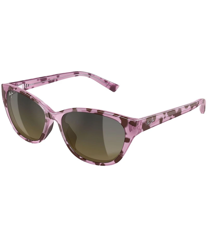 Maui Jim Unisex Punono PolarizedPlus2 54mm Cat Eye Sunglasses
