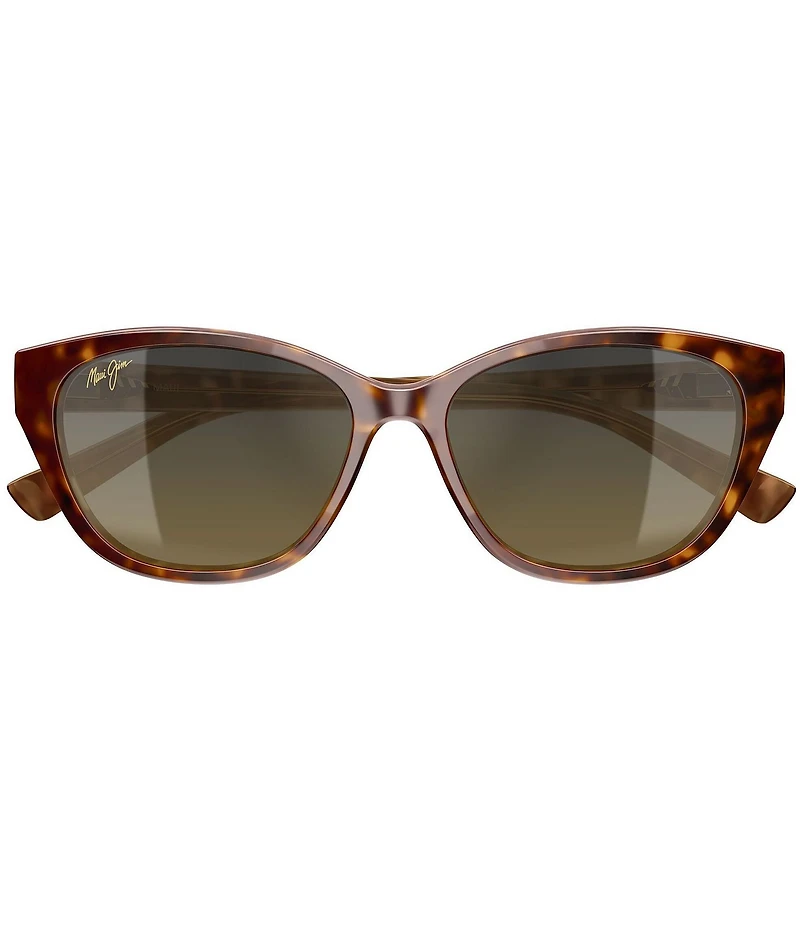 Maui Jim Unisex Punono PolarizedPlus2 54mm Cat Eye Sunglasses