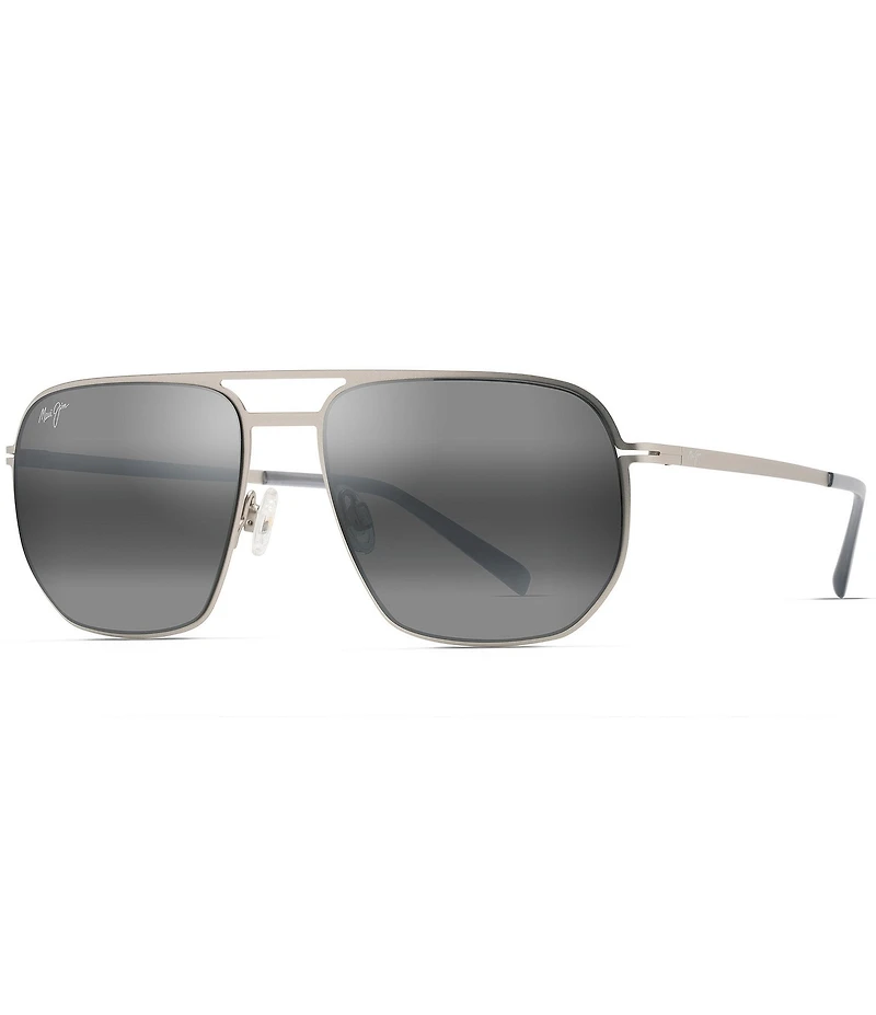Maui Jim Unisex Shark's Cove PolarizedPlus2® 55mm Navigator Sunglasses