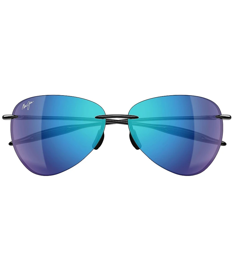 Maui Jim Unisex Sugar Beach PolarizedPlus2 63mm Teardrop Sunglasses