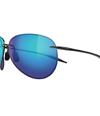 Maui Jim Unisex Sugar Beach PolarizedPlus2 63mm Teardrop Sunglasses