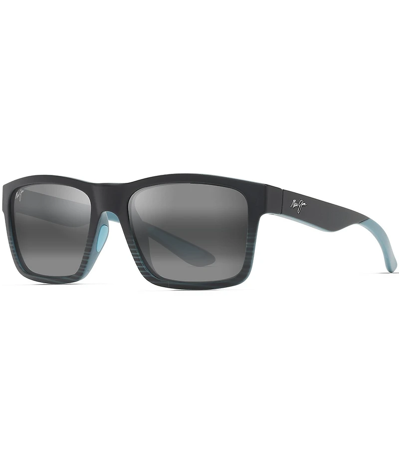 Maui Jim Unisex The Flats PolarizedPlus2® 57mm Square Sunglasses