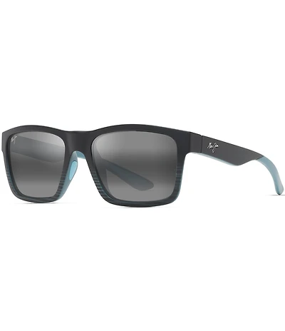 Maui Jim Unisex The Flats PolarizedPlus2® 57mm Square Sunglasses