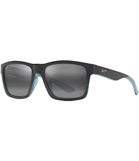 Maui Jim Unisex The Flats PolarizedPlus2® 57mm Square Sunglasses