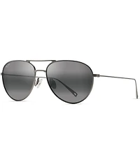 Maui Jim Unisex Walaka 57mm Aviator Polarized Sunglasses