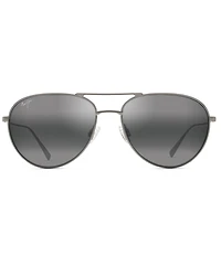 Maui Jim Unisex Walaka 57mm Aviator Polarized Sunglasses