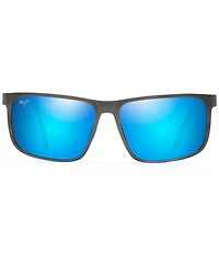 Maui Jim Wana PolarizedPlus2® Rectangular 61mm Sunglasses