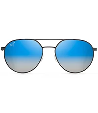 Maui Jim Waterfront PolarizedPlus2® Round 55mm Sunglasses