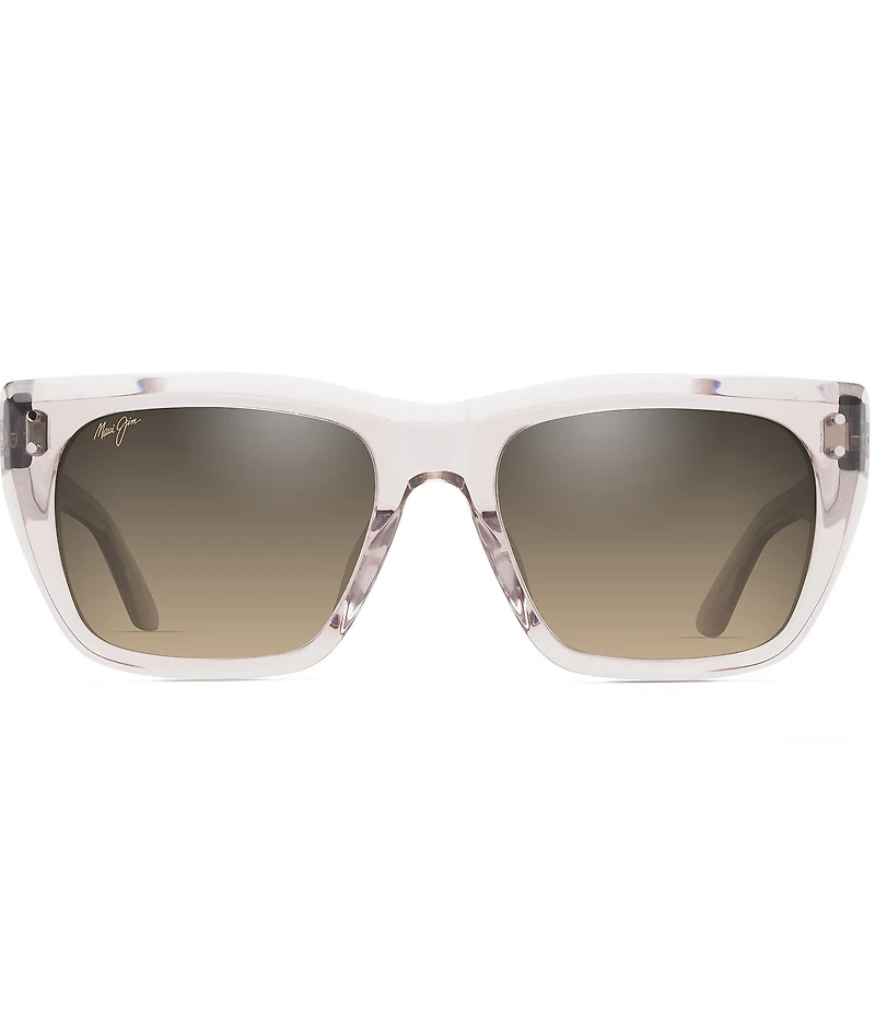 Maui Jim Women's Aloha Lane PolarizedPlus2® Square 56mm Sunglasses