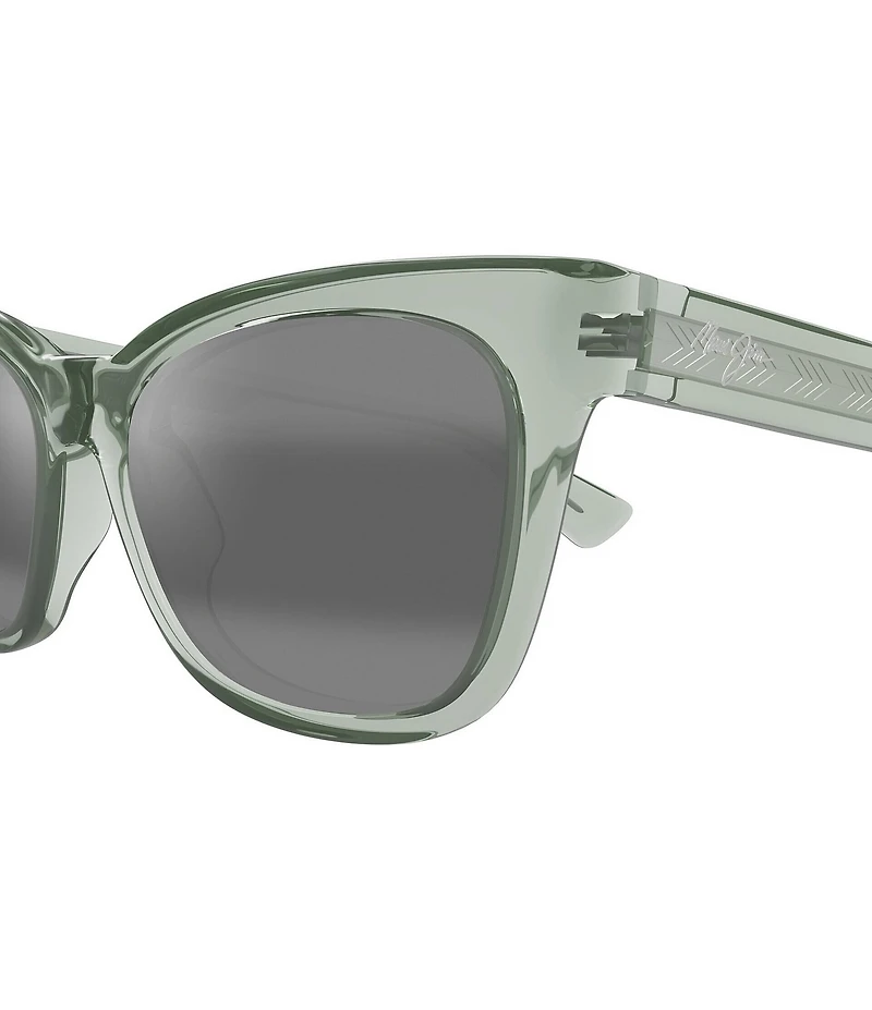 Maui Jim Women's Hiwahiwa Polarized Plus 2 54mm Wayfarer Sunglasses