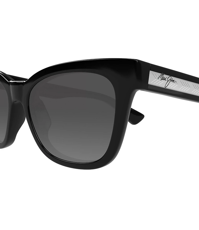 Maui Jim Women's Hiwahiwa Polarized Plus 2 54mm Wayfarer Sunglasses