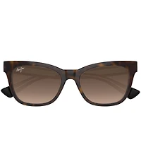 Maui Jim Women's Hiwahiwa Polarized Plus 2 54mm Wayfarer Sunglasses