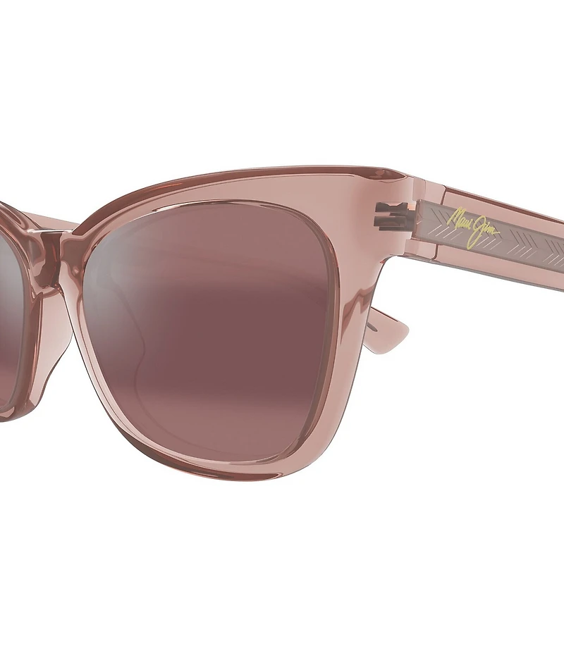 Maui Jim Women's Hiwahiwa Polarized Plus 2 54mm Wayfarer Sunglasses