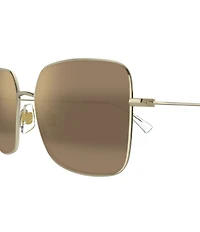 Maui Jim Women's Lipine Polarized Plus 2 55mm Square Sunglasses