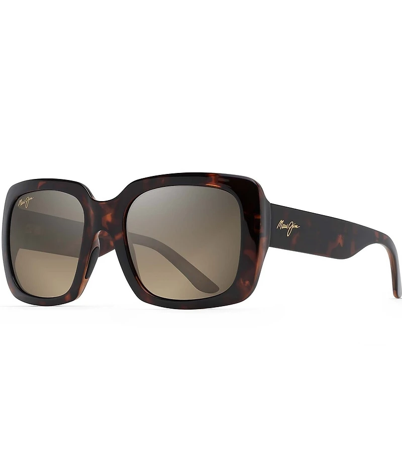 Maui Jim Women's Two Steps 55mm Square Sunglasses