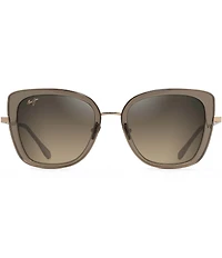 Maui Jim Women's Violet Lake 53mm Transparent Butterfly Sunglasses