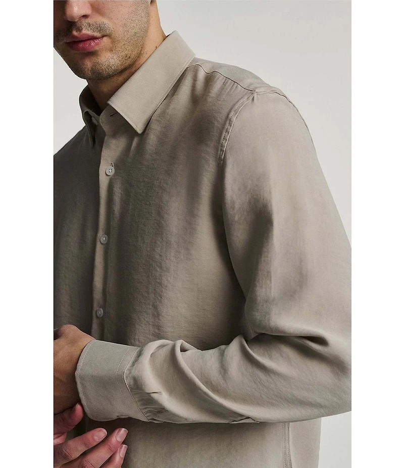 Mavi Long Sleeve Button-Front Woven Shirt