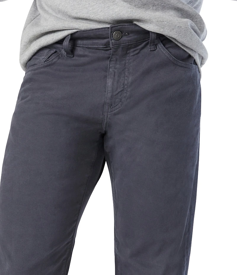 Mavi Matt Ebony Twill Straight Leg Pants