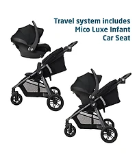 Maxi Cosi Gia XP Luxe 3-Wheel Stroller & Micro Luxe Infant Car Seat Travel System