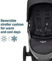 Maxi Cosi Gia XP Luxe 3-Wheel Stroller & Micro Luxe Infant Car Seat Travel System
