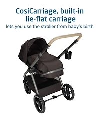 Maxi Cosi Oxford Modular Stroller & Ambra Ultra-Lightweight Infant Car Seat Travel System