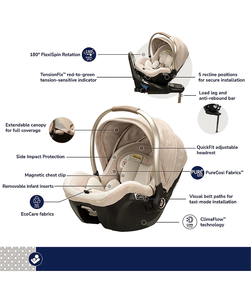 Maxi Cosi Peri™ 180° Rotating Infant Car Seat - Kindred Collection