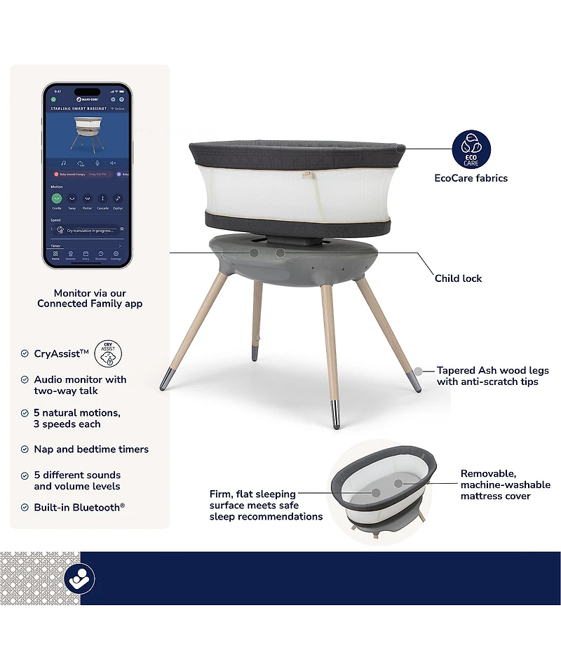 Maxi Cosi Starling Smart Bassinet