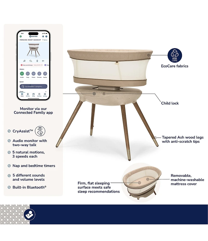 Maxi Cosi Starling Smart Bassinet