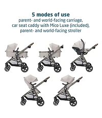 Maxi Cosi Zelia Luxe 5-in-1 Stroller & Micro Luxe Infant Car Seat Travel System