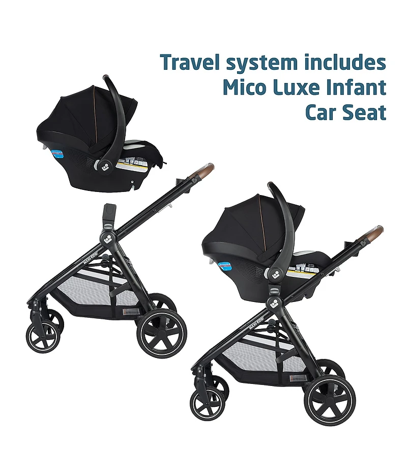 Maxi Cosi Zelia Luxe 5-in-1 Stroller & Micro Luxe Infant Car Seat Travel System