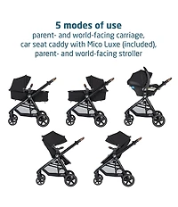 Maxi Cosi Zelia Luxe 5-in-1 Stroller & Micro Luxe Infant Car Seat Travel System