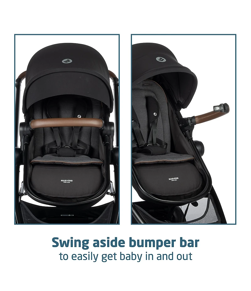 Maxi Cosi Zelia Luxe 5-in-1 Stroller & Micro Luxe Infant Car Seat Travel System