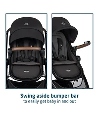 Maxi Cosi Zelia Luxe 5-in-1 Stroller & Micro Luxe Infant Car Seat Travel System